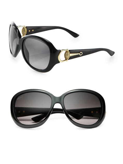 59mm oval sunglasses gucci|Gucci 50mm round sunglasses.